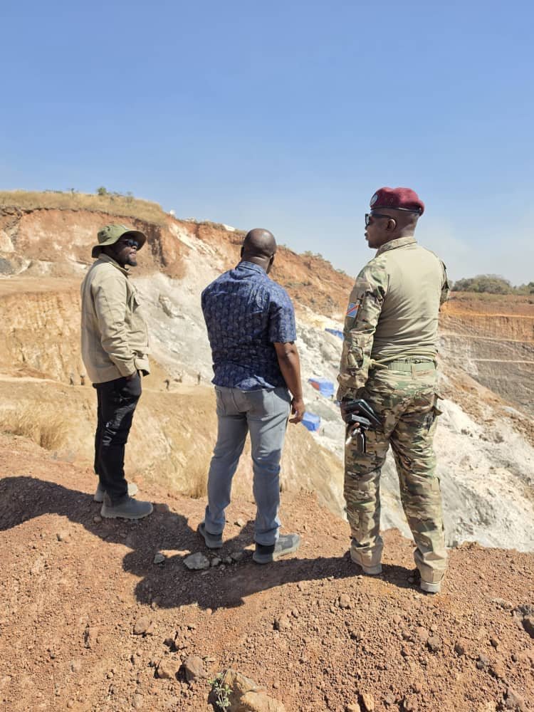 Visite d'une zone d'exploitation à ciel ouvert